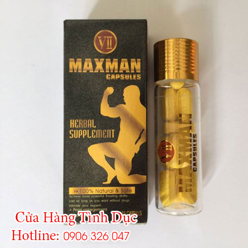 Thuốc cường dương Nam Maxman Capsules