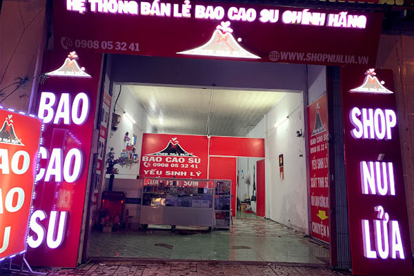 Shop bao cao su Núi Lửa