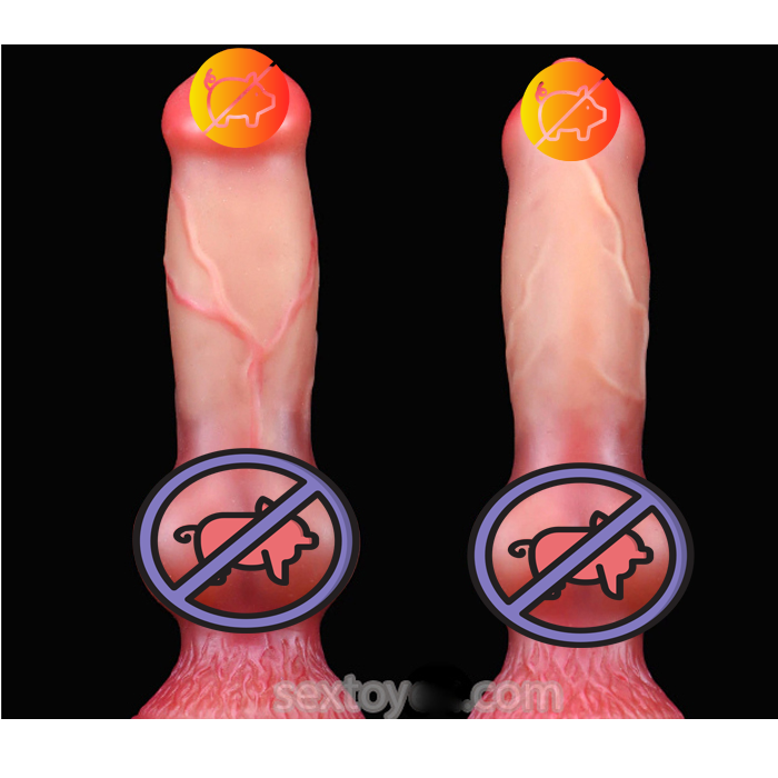 Dương vật giả dái chó mềm mịn không rung làm mới phòng the DV163
